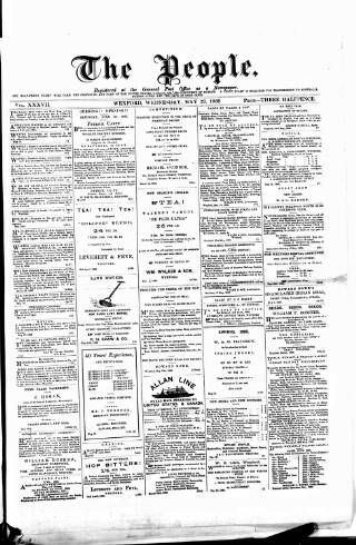 cover page of Wexford People published on May 29, 1889