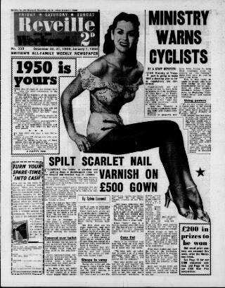 cover page of Reveille published on December 30, 1949