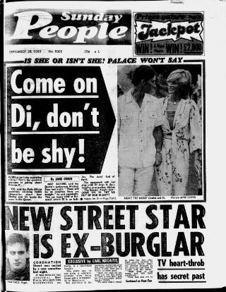 cover page of The People published on September 18, 1983