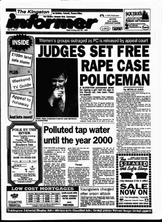 cover page of Kingston Informer published on July 6, 1990