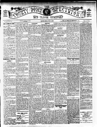 cover page of County Down Spectator and Ulster Standard published on July 6, 1906
