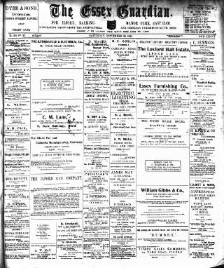 cover page of Essex Guardian published on November 30, 1901