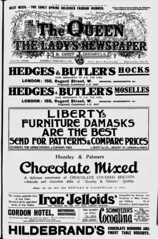 cover page of The Queen published on February 28, 1914