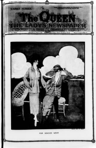 cover page of The Queen published on July 6, 1918