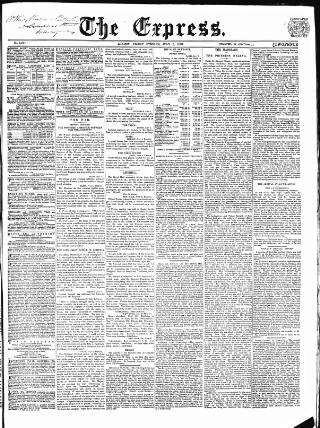 cover page of Express (London) published on July 6, 1866