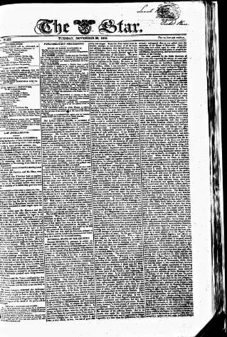 cover page of Star (London) published on November 30, 1819