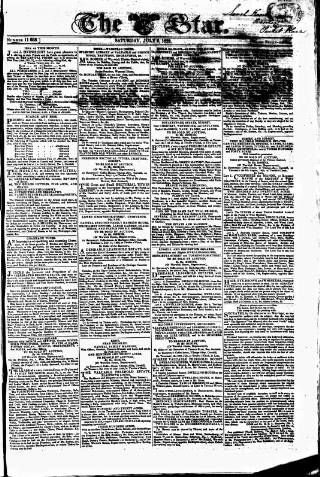 cover page of Star (London) published on July 6, 1822