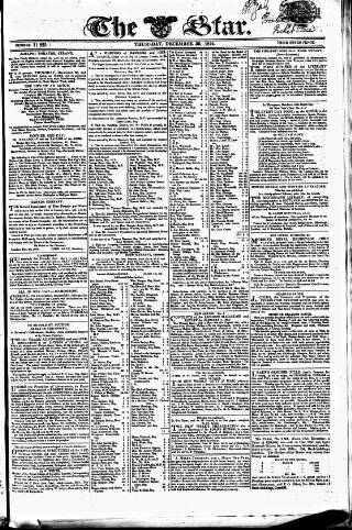 cover page of Star (London) published on December 30, 1824