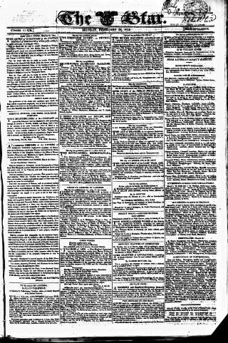 cover page of Star (London) published on February 28, 1825