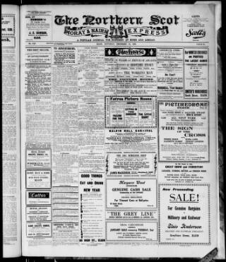 cover page of Northern Scot and Moray & Nairn Express published on December 30, 1933