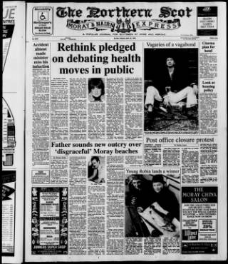 cover page of Northern Scot and Moray & Nairn Express published on May 29, 1992