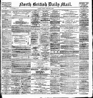 cover page of North British Daily Mail published on February 28, 1898