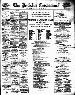cover page of Perthshire Constitutional & Journal published on February 28, 1900