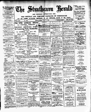 cover page of Strathearn Herald published on July 6, 1935