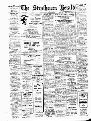 cover page of Strathearn Herald published on September 18, 1948
