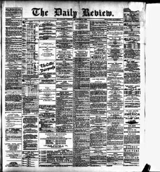 cover page of Daily Review (Edinburgh) published on September 18, 1883