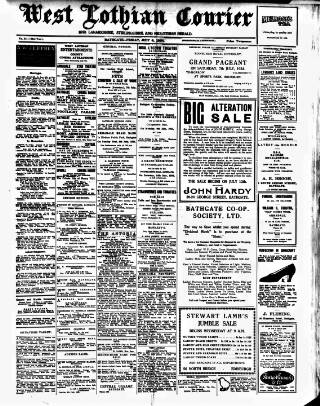 cover page of West Lothian Courier published on July 6, 1934
