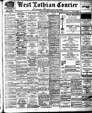 cover page of West Lothian Courier published on February 28, 1936