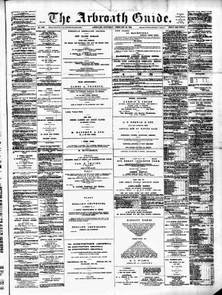 cover page of Arbroath Guide published on February 28, 1903
