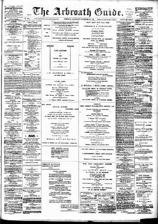 cover page of Arbroath Guide published on September 18, 1915