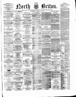 cover page of North Briton published on September 18, 1861