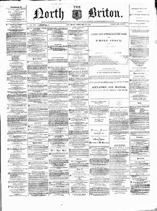 cover page of North Briton published on February 28, 1863