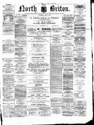 cover page of North Briton published on July 6, 1872
