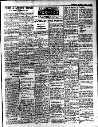 cover page of Forward (Glasgow) published on July 6, 1918