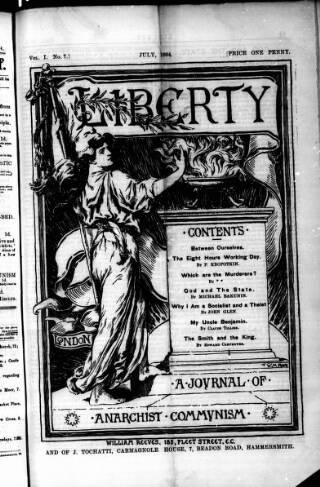cover page of Liberty published on July 1, 1894