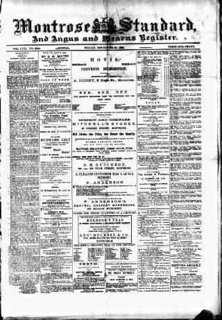 cover page of Montrose Standard published on November 30, 1894