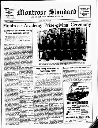 cover page of Montrose Standard published on July 6, 1961