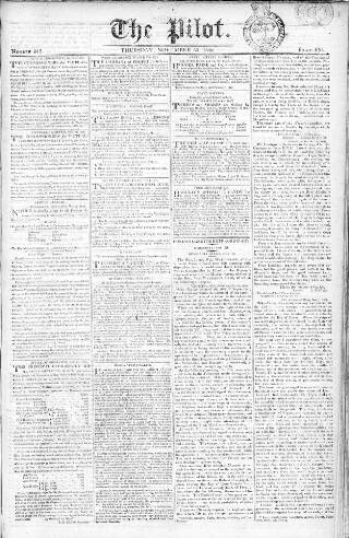 cover page of Pilot (London) published on November 30, 1809