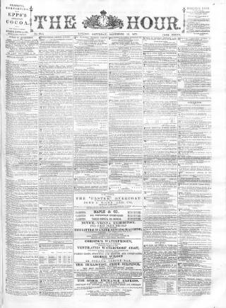 cover page of Hour published on November 15, 1873