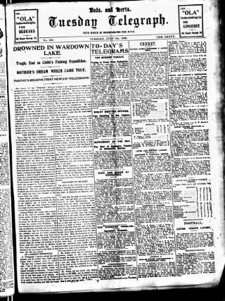 cover page of Beds and Herts Pictorial published on July 6, 1920