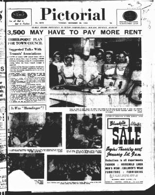 cover page of Beds and Herts Pictorial published on December 30, 1952