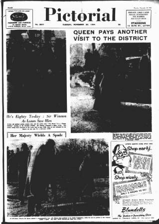 cover page of Beds and Herts Pictorial published on November 30, 1954