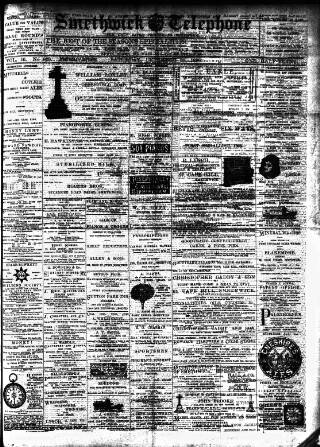 cover page of Smethwick Telephone published on December 30, 1899