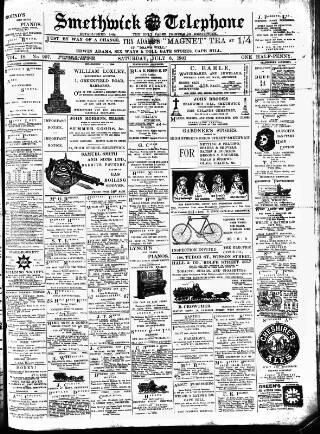 cover page of Smethwick Telephone published on July 6, 1901