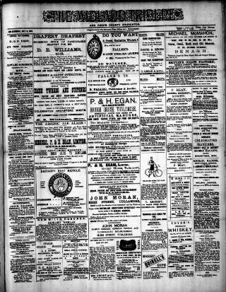cover page of Midland Tribune published on July 6, 1901