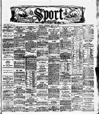 cover page of Sport (Dublin) published on May 29, 1909