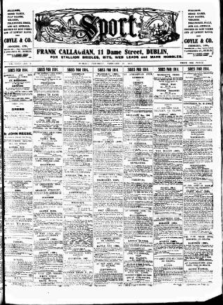 cover page of Sport (Dublin) published on February 28, 1914