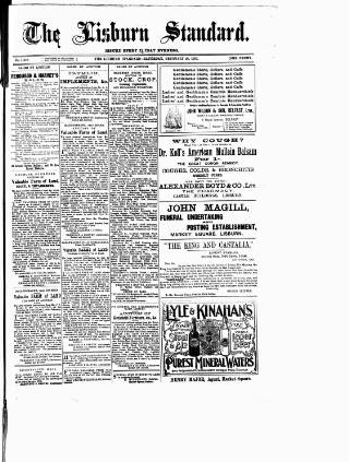 cover page of Lisburn Standard published on February 28, 1903