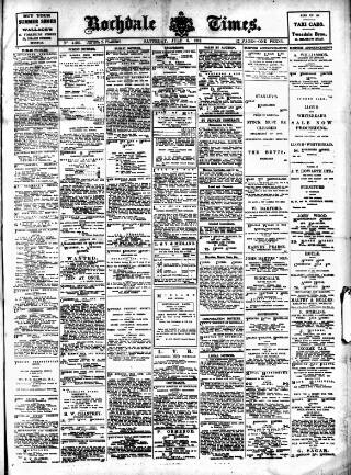 cover page of Rochdale Times published on July 6, 1912
