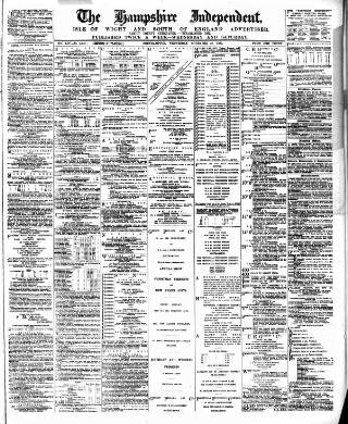 cover page of Hampshire Independent published on November 30, 1887