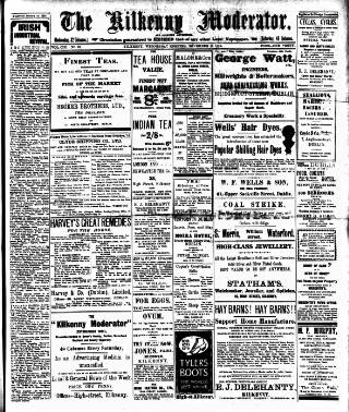 cover page of Kilkenny Moderator published on November 15, 1916