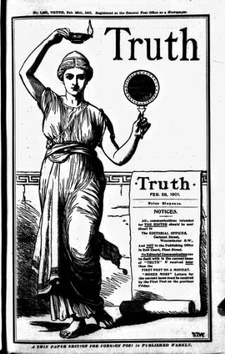 cover page of Truth published on February 28, 1901