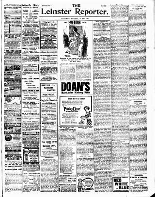 cover page of Leinster Reporter published on May 29, 1915