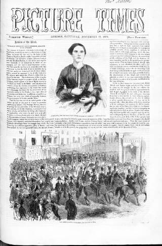 cover page of Picture Times published on November 17, 1855