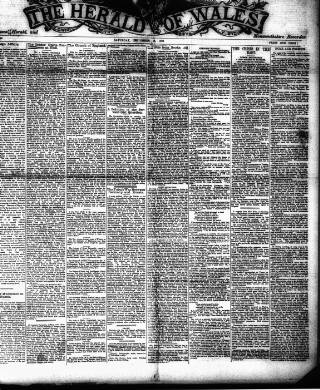 cover page of Herald of Wales published on September 18, 1886