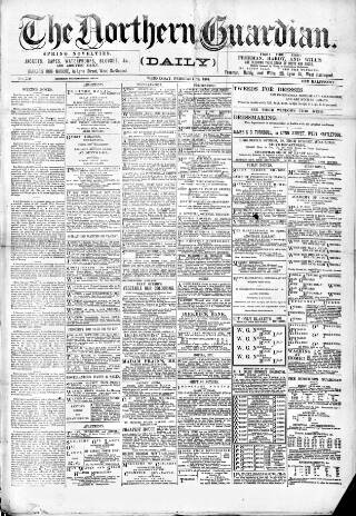 cover page of Northern Guardian (Hartlepool) published on February 28, 1894